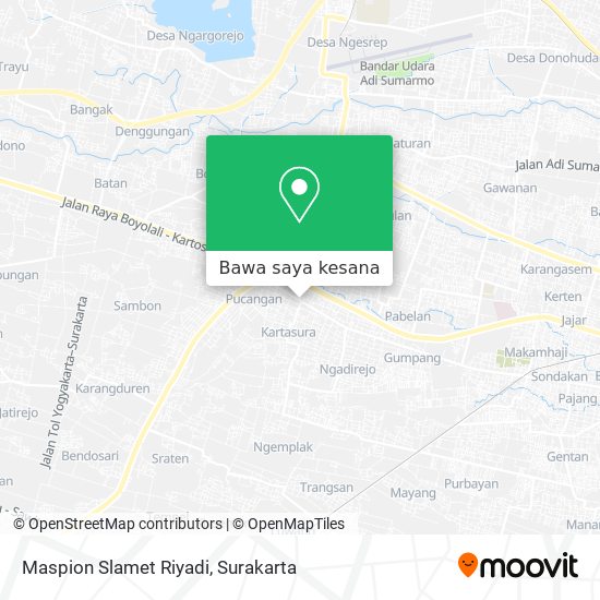 Peta Maspion Slamet Riyadi