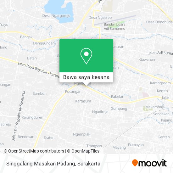 Peta Singgalang Masakan Padang