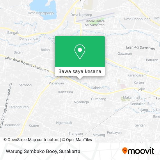 Peta Warung Sembako Booy