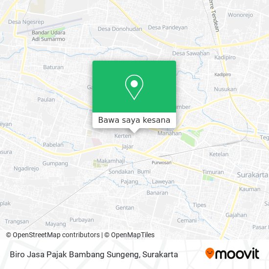 Peta Biro Jasa Pajak Bambang Sungeng