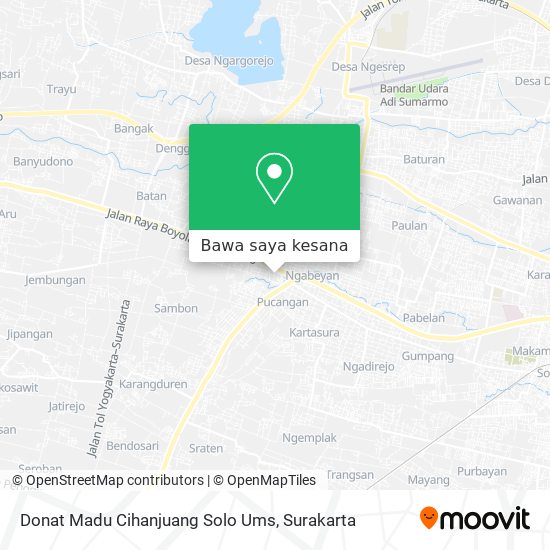 Peta Donat Madu Cihanjuang Solo Ums