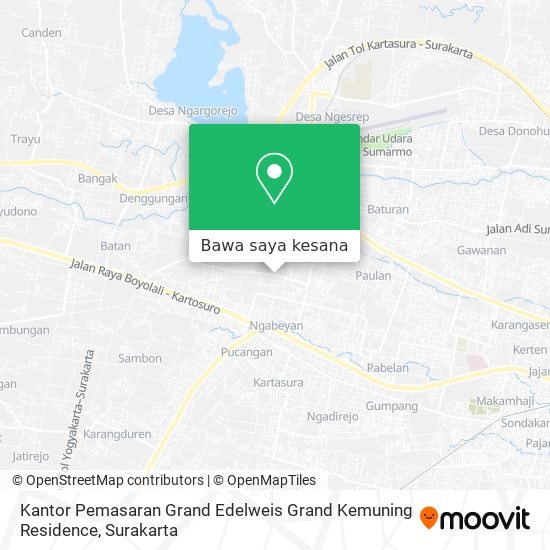 Peta Kantor Pemasaran Grand Edelweis Grand Kemuning Residence