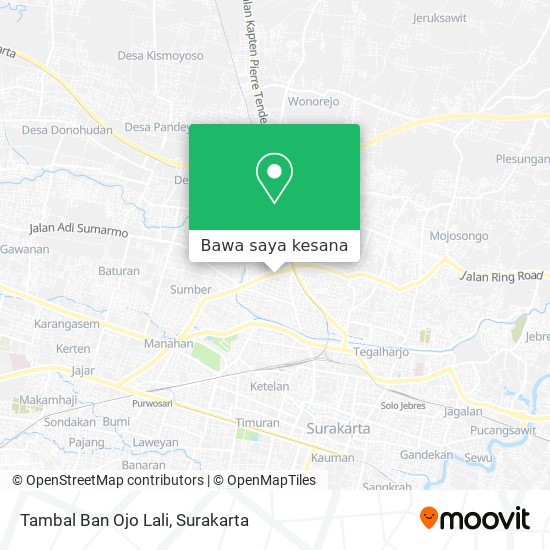 Peta Tambal Ban Ojo Lali