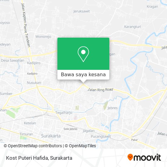 Peta Kost Puteri Hafida