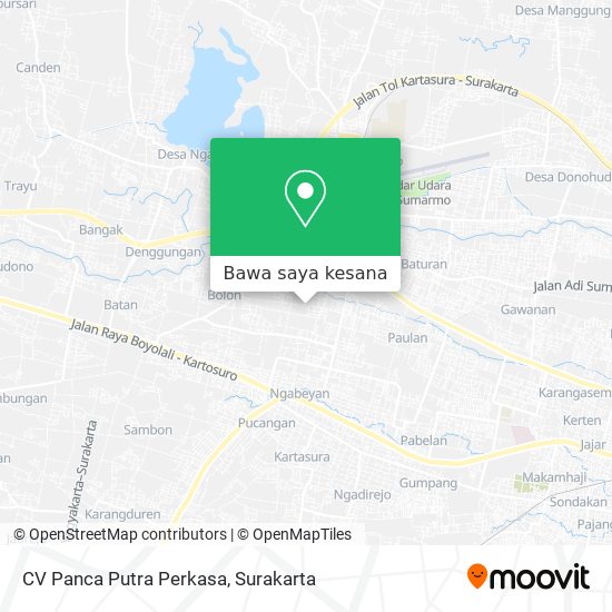 Peta CV Panca Putra Perkasa