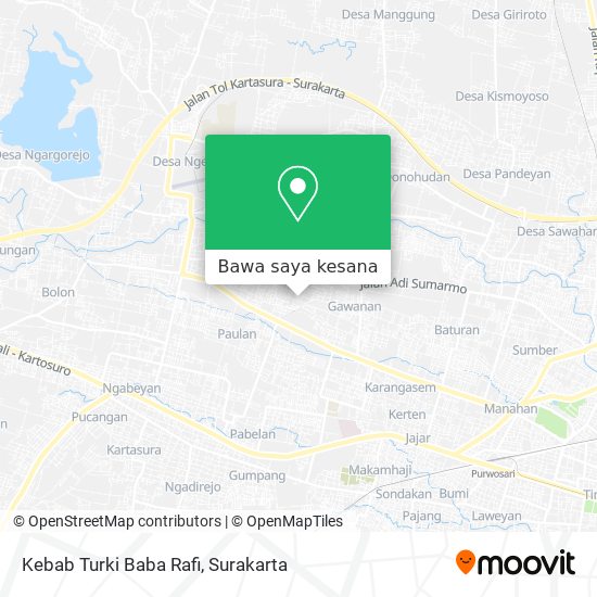 Peta Kebab Turki Baba Rafi