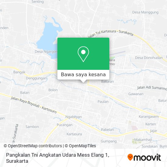 Peta Pangkalan Tni Angkatan Udara Mess Elang 1