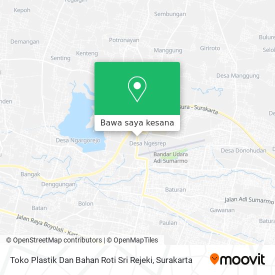 Peta Toko Plastik Dan Bahan Roti Sri Rejeki