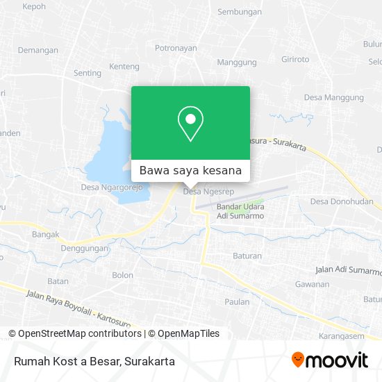 Peta Rumah Kost a Besar