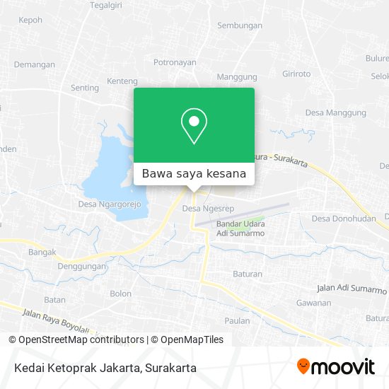 Peta Kedai Ketoprak Jakarta