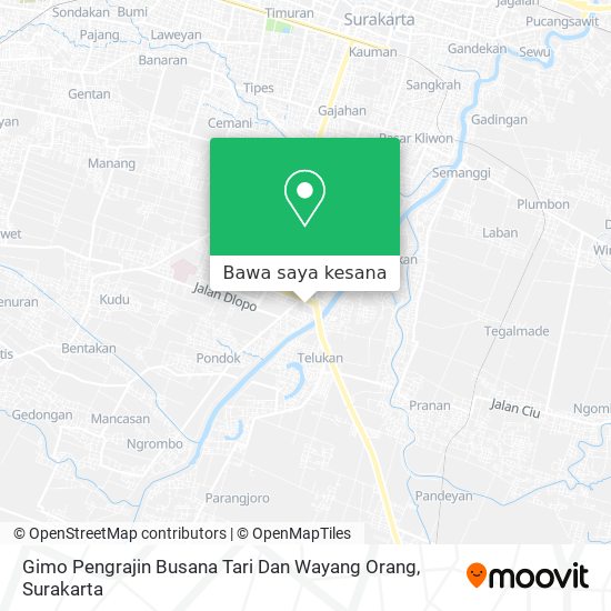 Peta Gimo Pengrajin Busana Tari Dan Wayang Orang