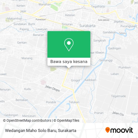 Peta Wedangan Maho Solo Baru