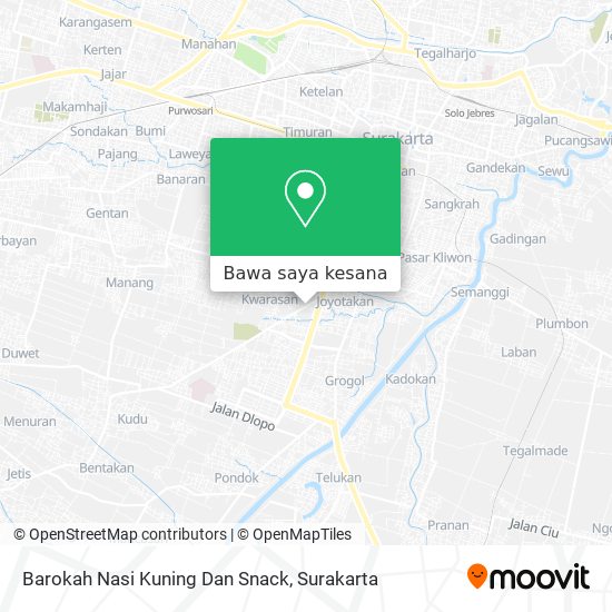 Peta Barokah Nasi Kuning Dan Snack