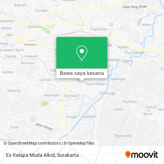 Peta Es Kelapa Muda Alkid