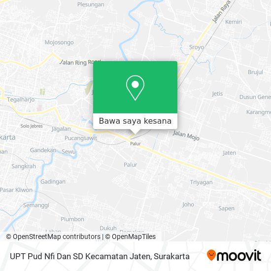 Peta UPT Pud Nfi Dan SD Kecamatan Jaten