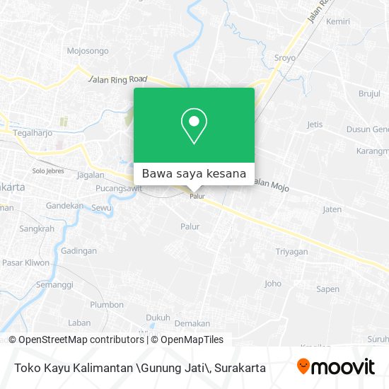Peta Toko Kayu Kalimantan \Gunung Jati\