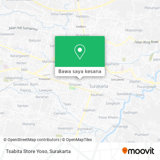 Peta Tsabita Store Yoso