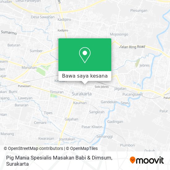 Peta Pig Mania Spesialis Masakan Babi & Dimsum