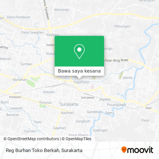 Peta Reg Burhan Toko Berkah
