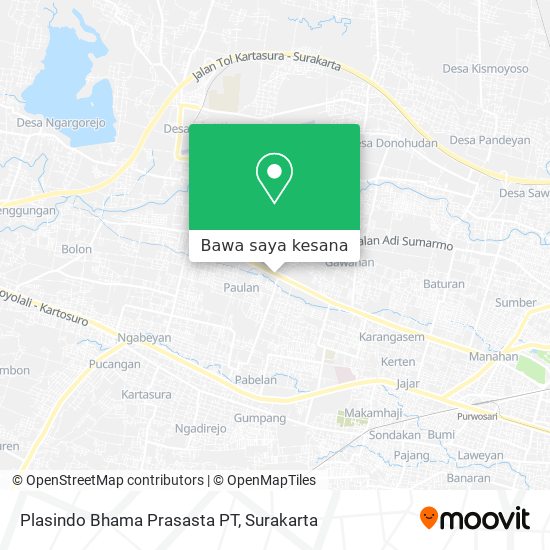 Peta Plasindo Bhama Prasasta PT