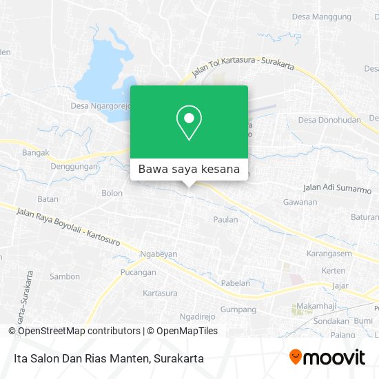 Peta Ita Salon Dan Rias Manten