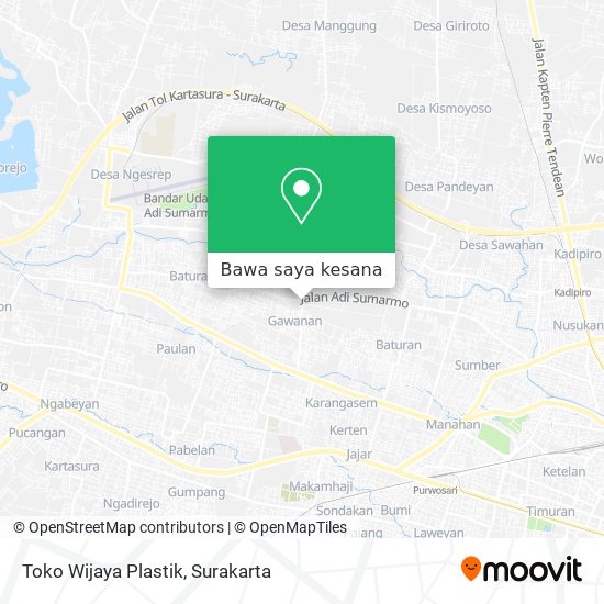 Peta Toko Wijaya Plastik