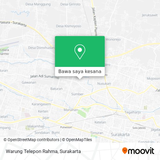Peta Warung Telepon Rahma