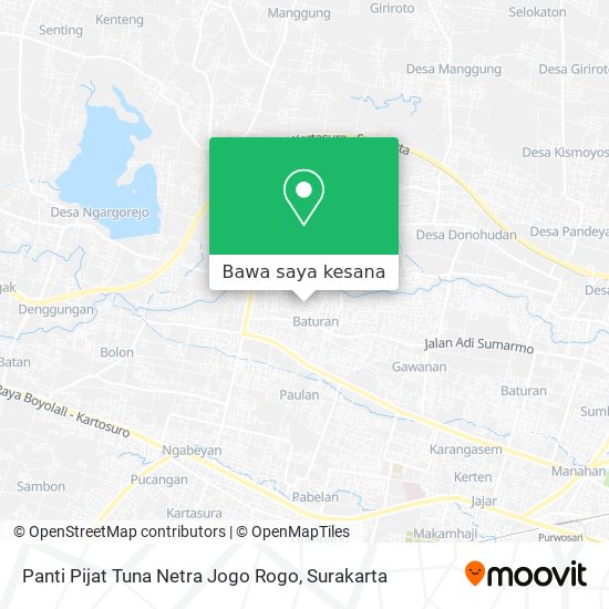 Peta Panti Pijat Tuna Netra Jogo Rogo