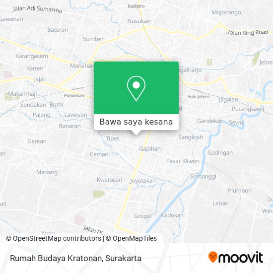 Peta Rumah Budaya Kratonan