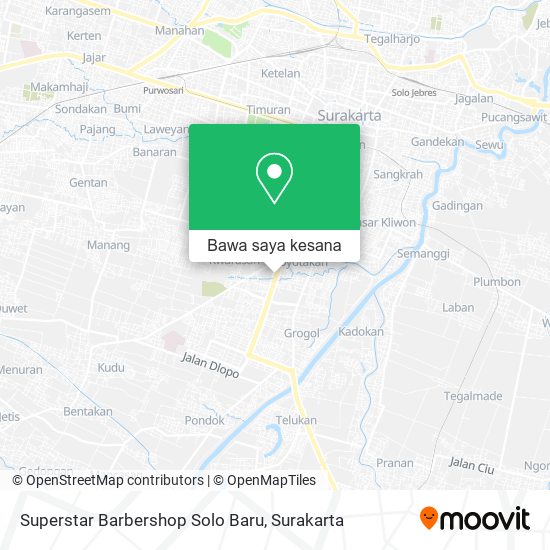 Peta Superstar Barbershop Solo Baru