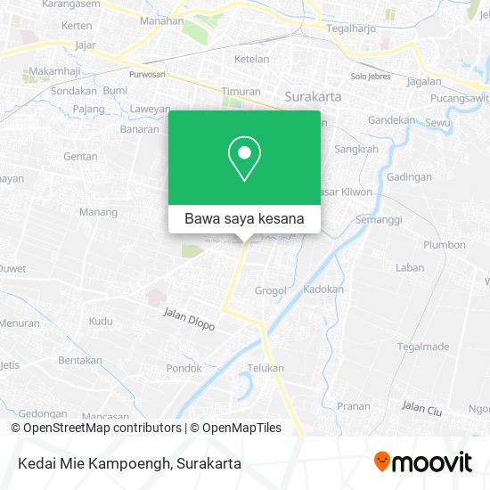Peta Kedai Mie Kampoengh