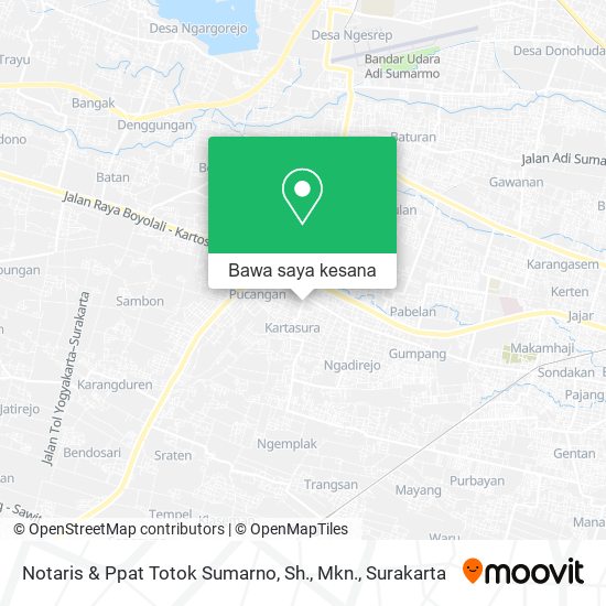 Peta Notaris & Ppat Totok Sumarno, Sh., Mkn.
