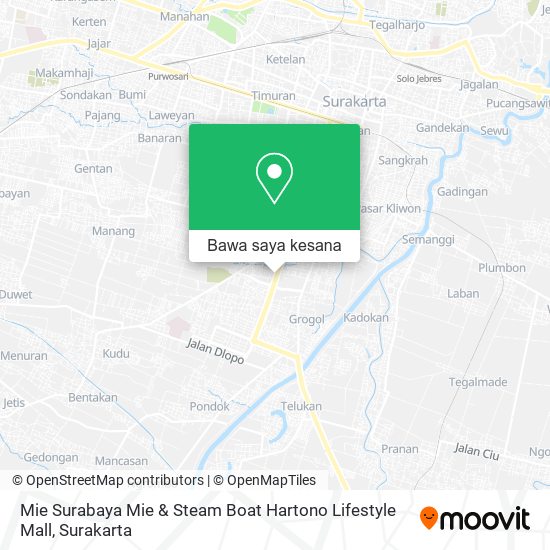 Peta Mie Surabaya Mie & Steam Boat Hartono Lifestyle Mall