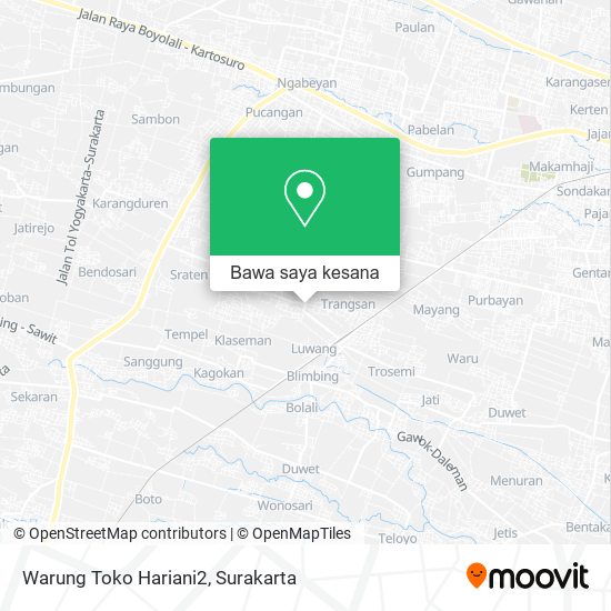 Peta Warung Toko Hariani2