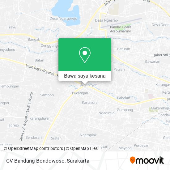 Peta CV Bandung Bondowoso