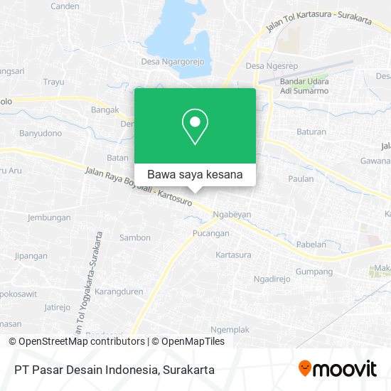Peta PT Pasar Desain Indonesia