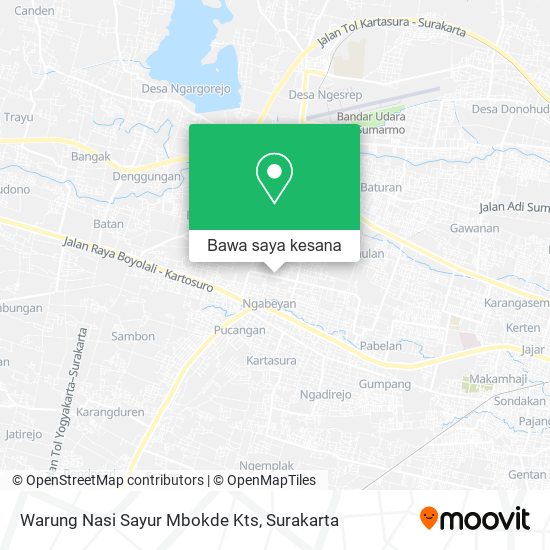 Peta Warung Nasi Sayur Mbokde Kts