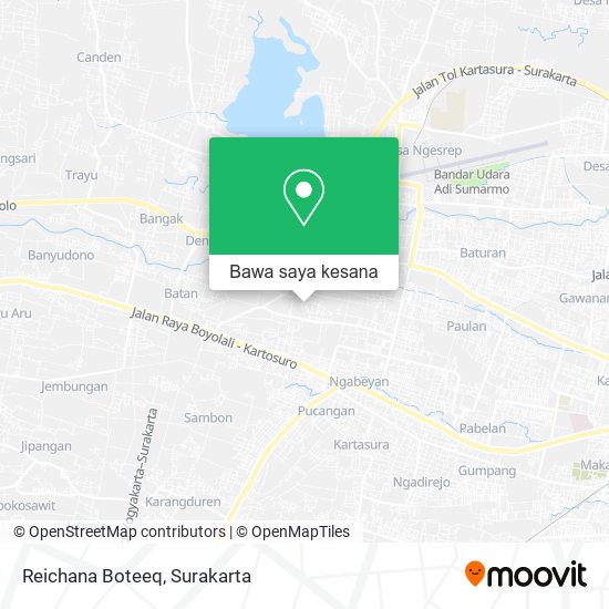 Peta Reichana Boteeq