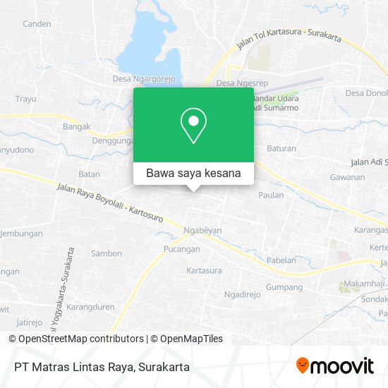 Peta PT Matras Lintas Raya