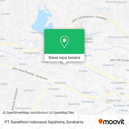 Peta PT Sunathron Indonesia Sejahtera