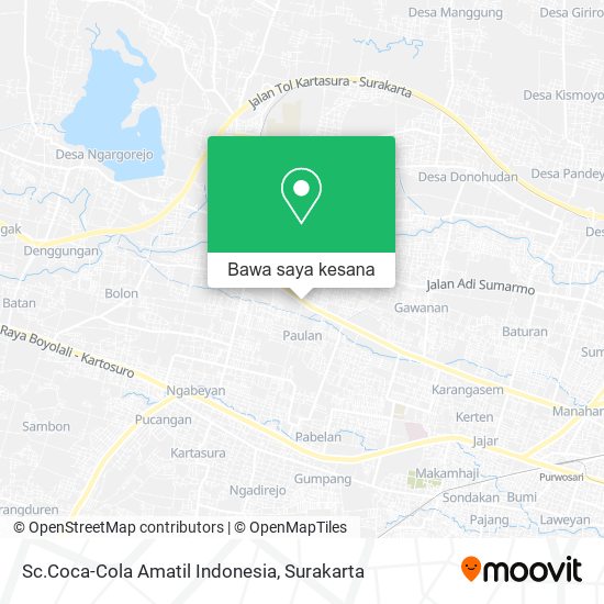 Peta Sc.Coca-Cola Amatil Indonesia