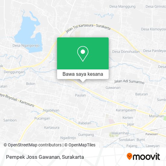 Peta Pempek Joss Gawanan