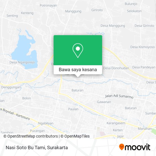 Peta Nasi Soto Bu Tami