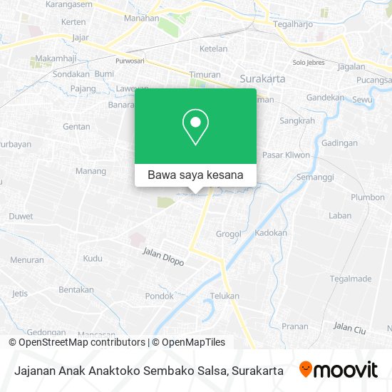 Peta Jajanan Anak Anaktoko Sembako Salsa
