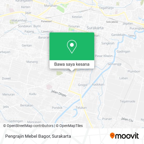 Peta Pengrajin Mebel Bagor