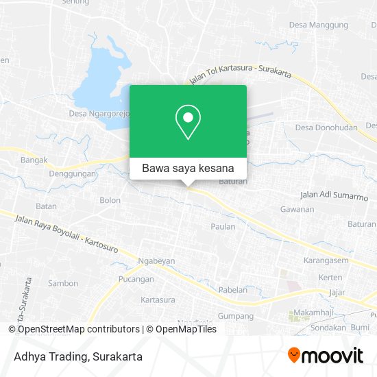 Peta Adhya Trading