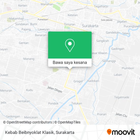 Peta Kebab Beibnyoklat Klasik