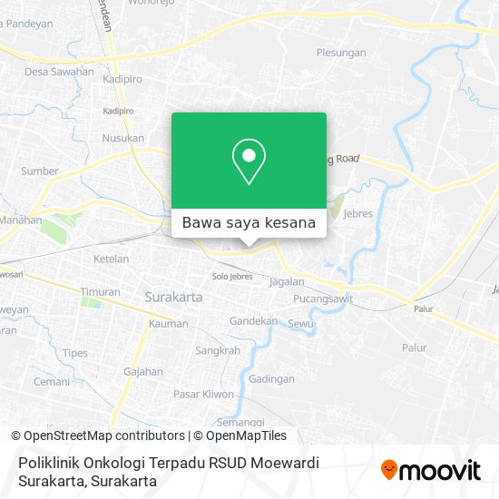 Peta Poliklinik Onkologi Terpadu RSUD Moewardi Surakarta