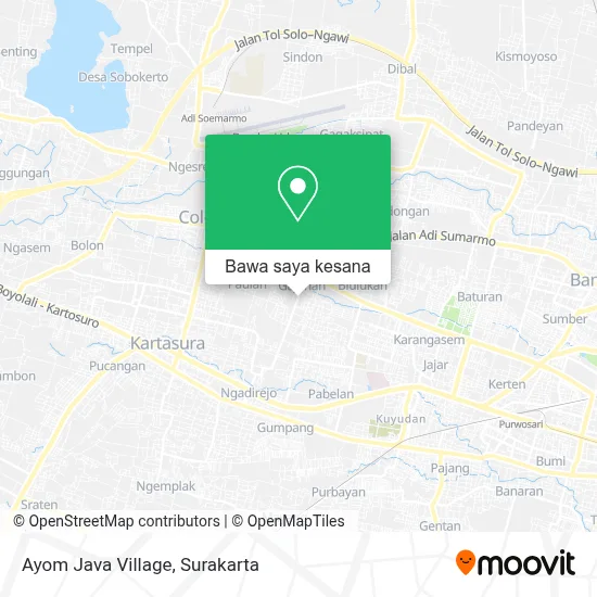 Peta Ayom Java Village