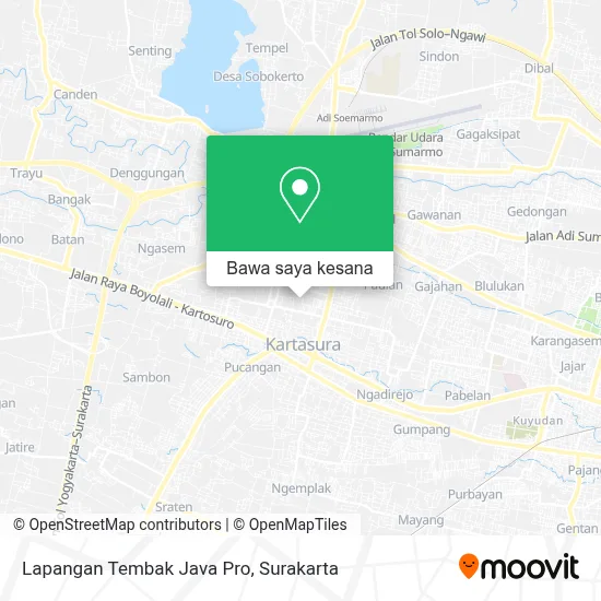 Peta Lapangan Tembak Java Pro